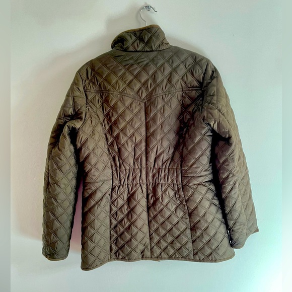 Lucky Brand Quilted Jacket - Army Green - Size Medium - Picture 2 of 7